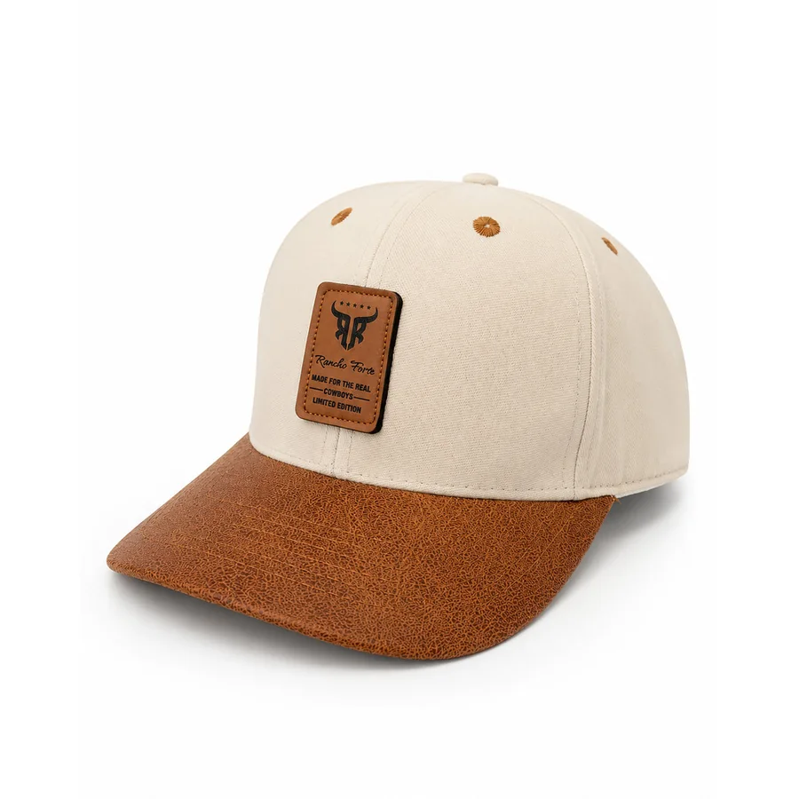 Boné Country Premium Patch Couro RF — Rancho Forte