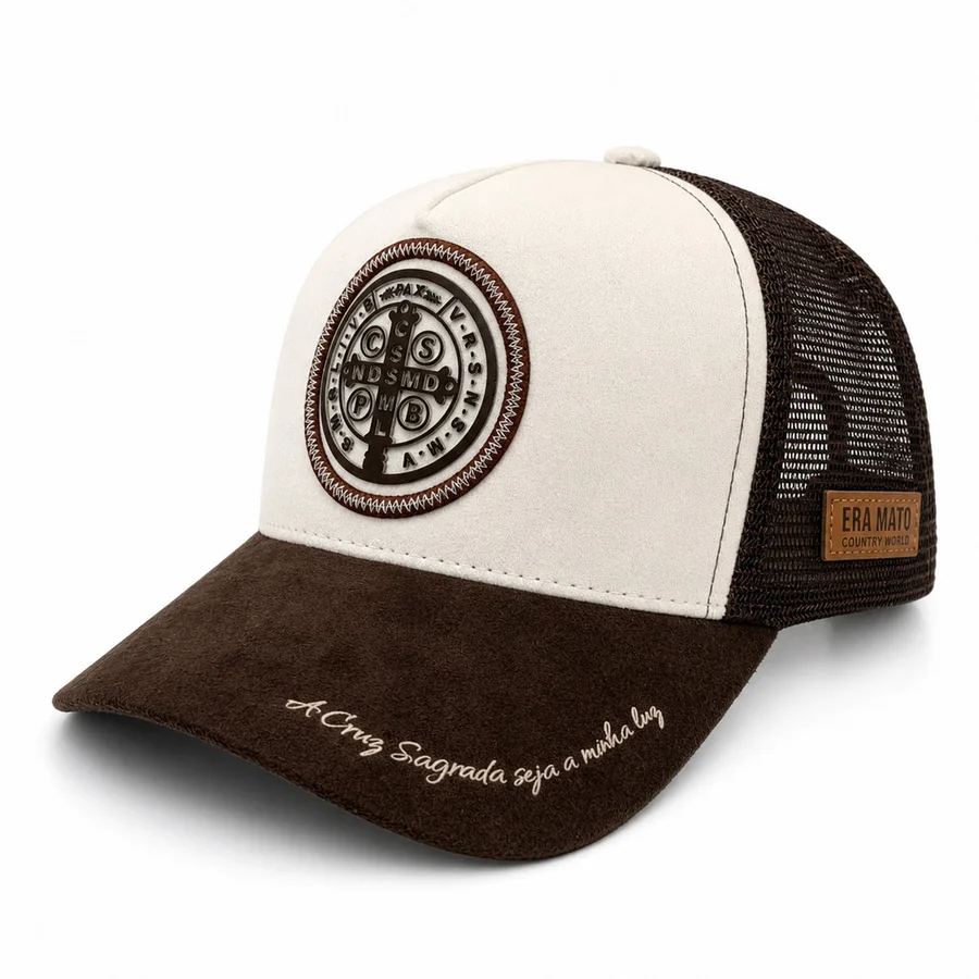 Boné Trucker Medalha de São Bento — Era Mato